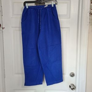 Blue Fin Woman's Scrubs, Size: Small Color: Blue